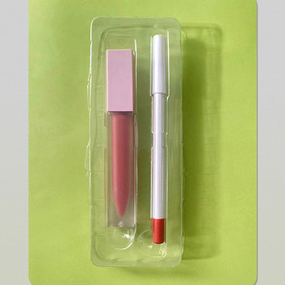 65 Color Lip Gloss And Lip Liner Set 2 In 1 Lip Kit Moisturizing High Pigmented