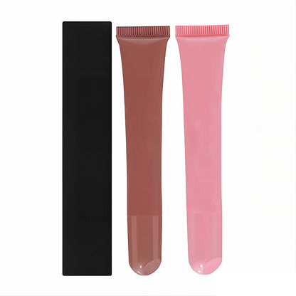 8 Color Peptide Lip Gloss Vitamin E Lip Plumping Oil Moisturizing Lip Glaze
