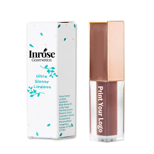 6 color lip gloss nude shimmer high pigmented square tube