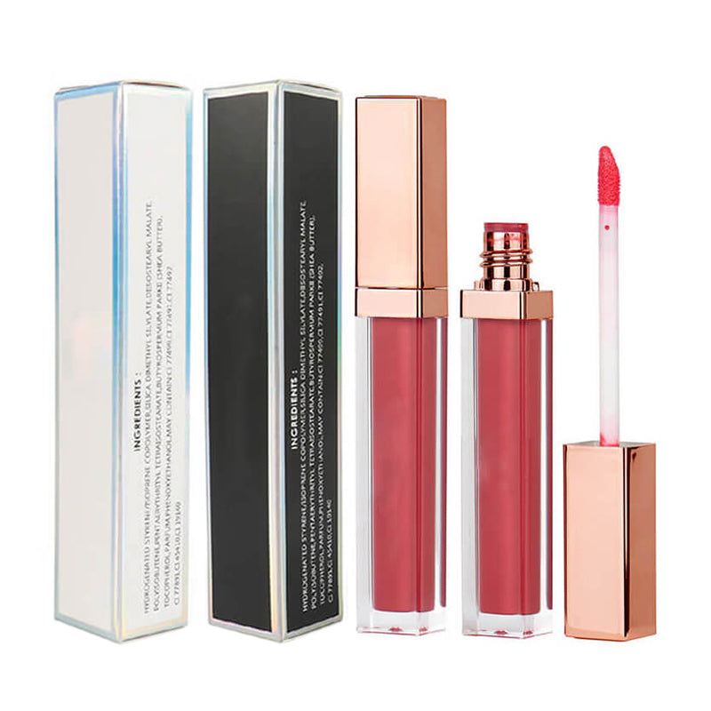 40 color lip gloss nude shimmer lip glaze moisturizing high pigmented gold tube