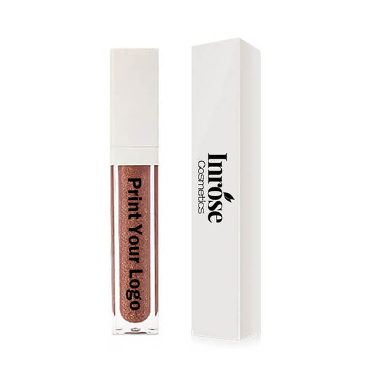 39 color nude lip gloss high pigmented vegan long lasting white tube (color 34-39)