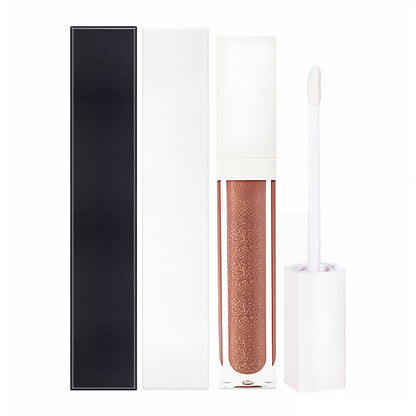 39 Color Nude Lip Gloss High Pigmented Glossy Vegan Long Lasting White Tube