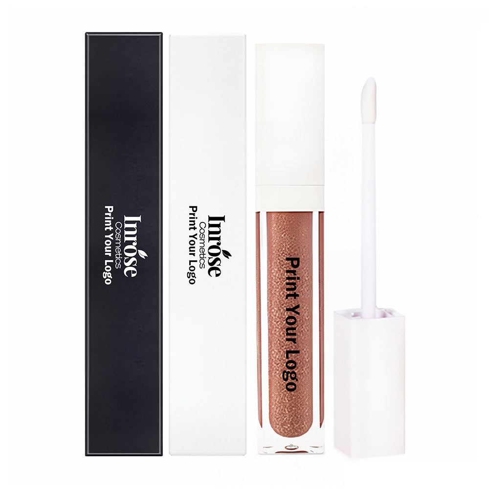 39 Color Nude Lip Gloss High Pigmented Glossy Vegan Long Lasting White Tube