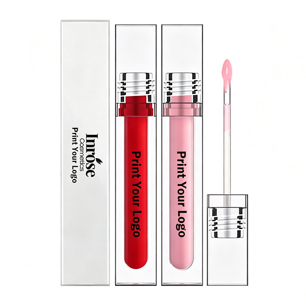 New 6 Color Lip Gloss Nude Lip Glaze Long Lasting High Pigmented Private Label