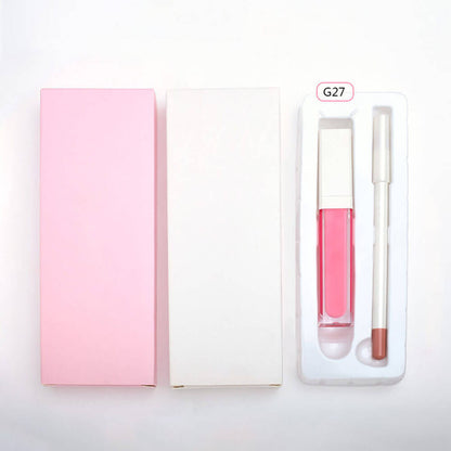 65 color lip gloss and lip liner set 2 in 1 lip kit moisturizing high pigmented