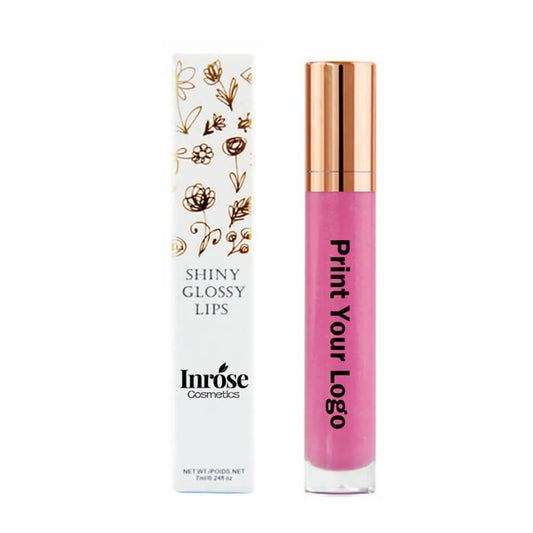 7 color lip gloss nude shimmer high pigmented gold tube