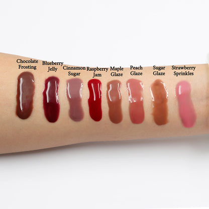 8 Color Lip Plumping Lip Gloss Moisturizing Natural Lip Balm Vegan Cruelty Free