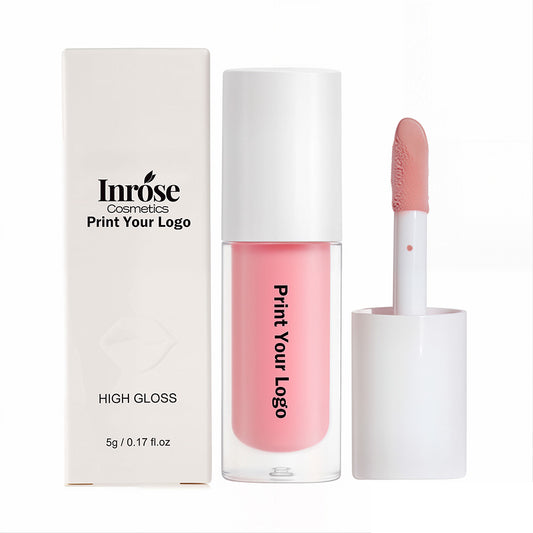 16 Color Nude Lip Gloss Vegan Lip Glaze High Pigment Moisturizing No Logo