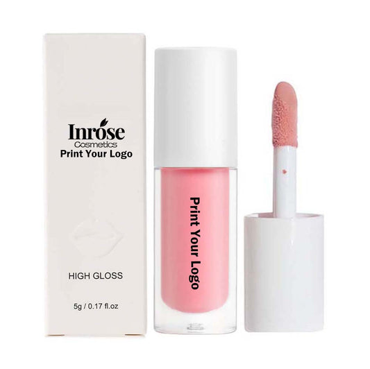 16 color nude lip gloss vegan lip glaze high pigment moisturizing no logo