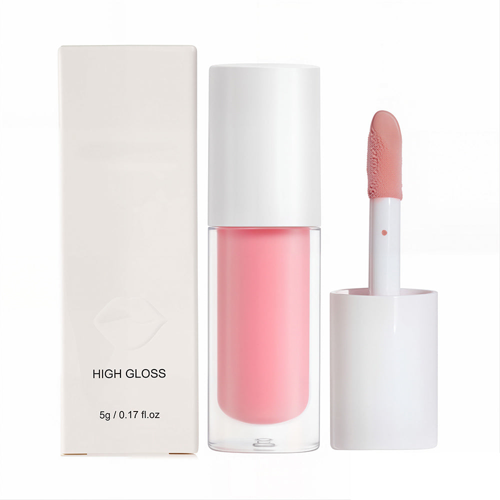 16 Color Nude Lip Gloss Vegan Lip Glaze High Pigment Moisturizing No Logo