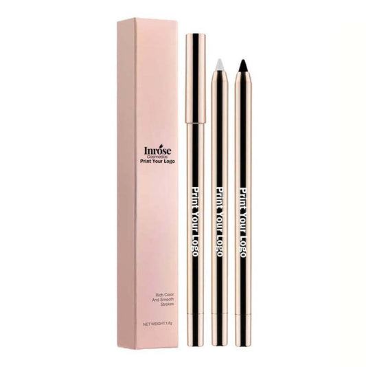 Eyeliner gel 4 couleurs, stylo eyeliner automatique extensible, waterproof et longue tenue