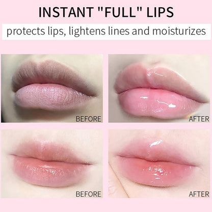 6 Color Lip Oil Lip Plumping Oil Pouty Moisturizing Nourishing Glossy