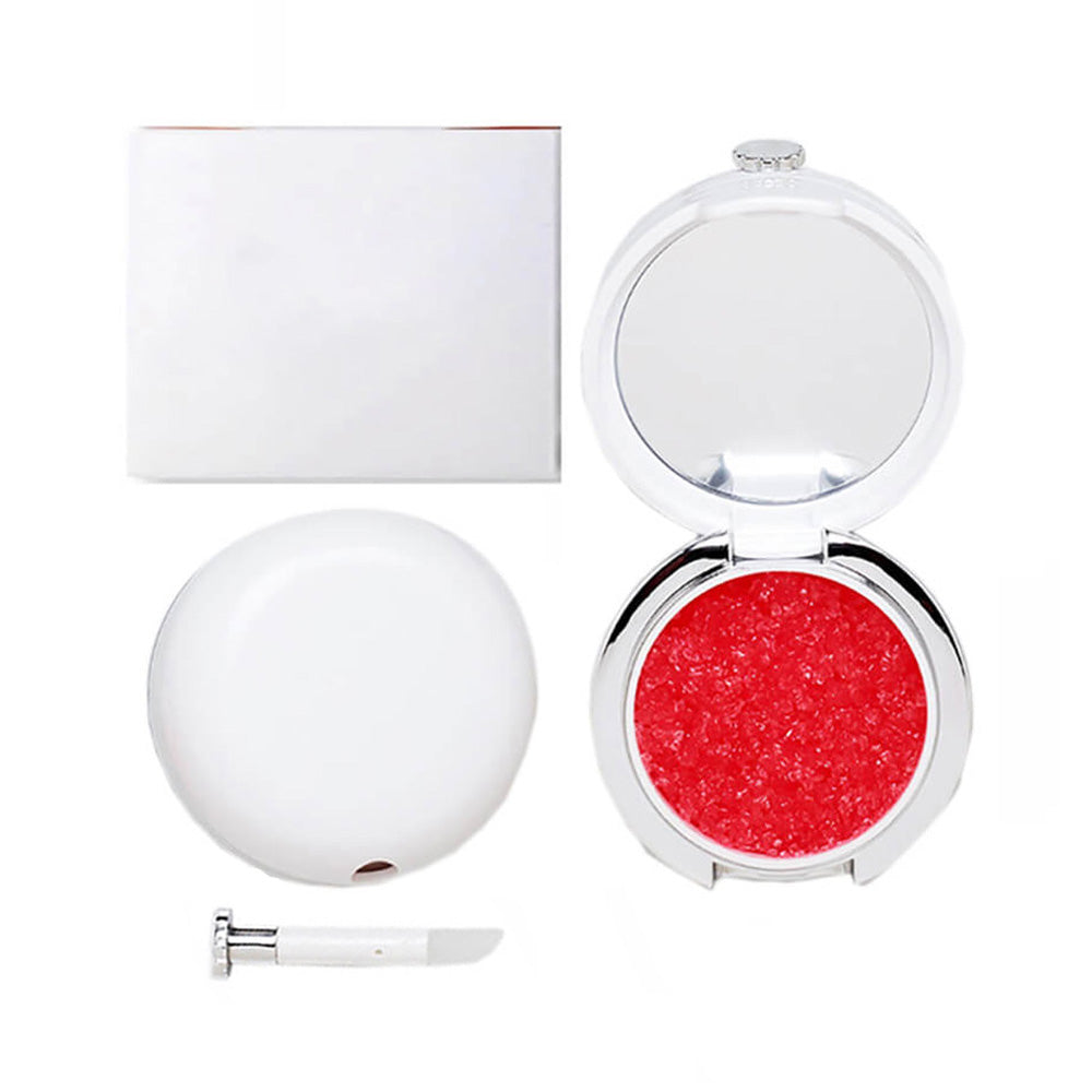 7 color air cushion lip scrub fruit lip cream lightens lip lines tender lips