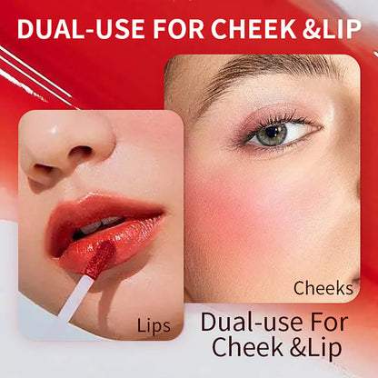 6 Color Lip Tint Lip Gloss Lip Stain Cheek Blush High Pigmented Long Lasting