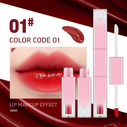 7 color lip gloss double-ended lip tint & lip oil long lasting vegan