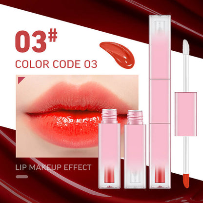 7 color lip gloss double-ended lip tint & lip oil long lasting vegan