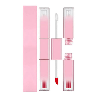 7 Color Lip Gloss Double-Ended Lip Tint & Lip Oil Long Lasting Vegan
