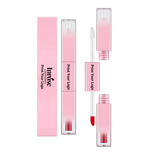 7 color lip gloss double-ended lip tint & lip oil long lasting vegan