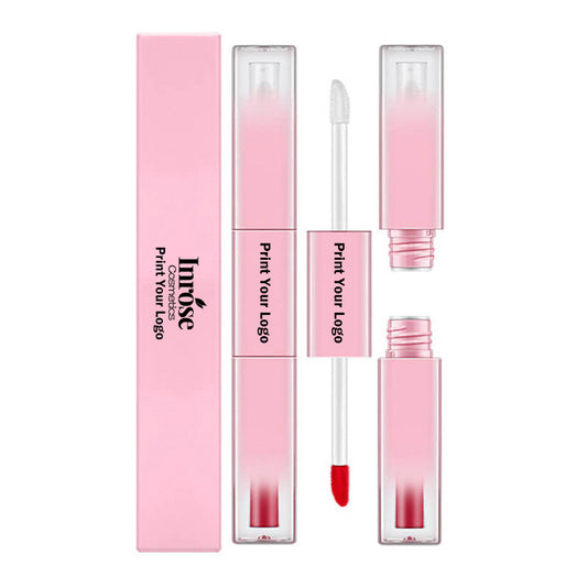 7 Color Lip Gloss Double-Ended Lip Tint & Lip Oil Long Lasting Vegan