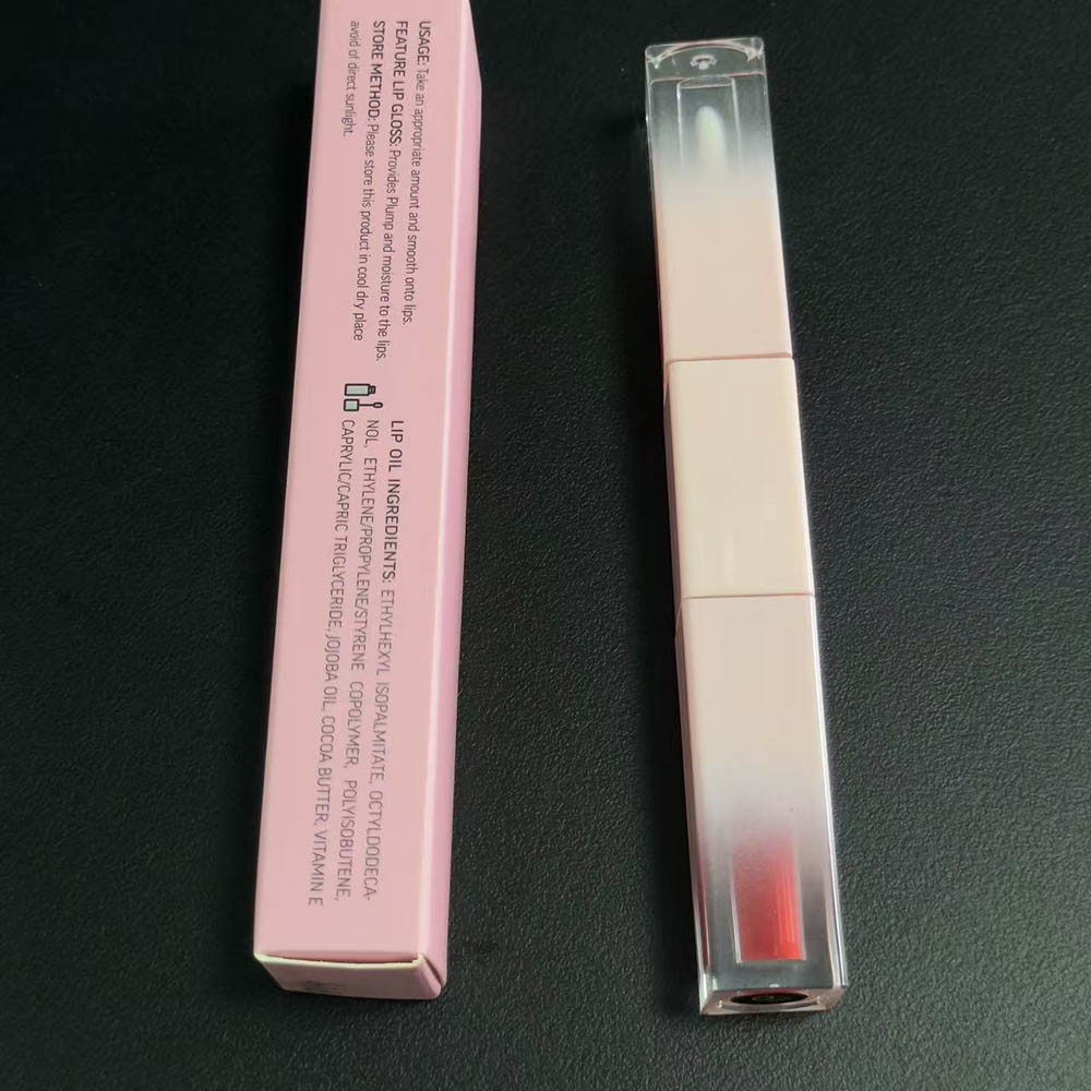 7 Color Duo Lip Gloss Double-Ended Lip Tint & Lip Oil Long Lasting Vegan