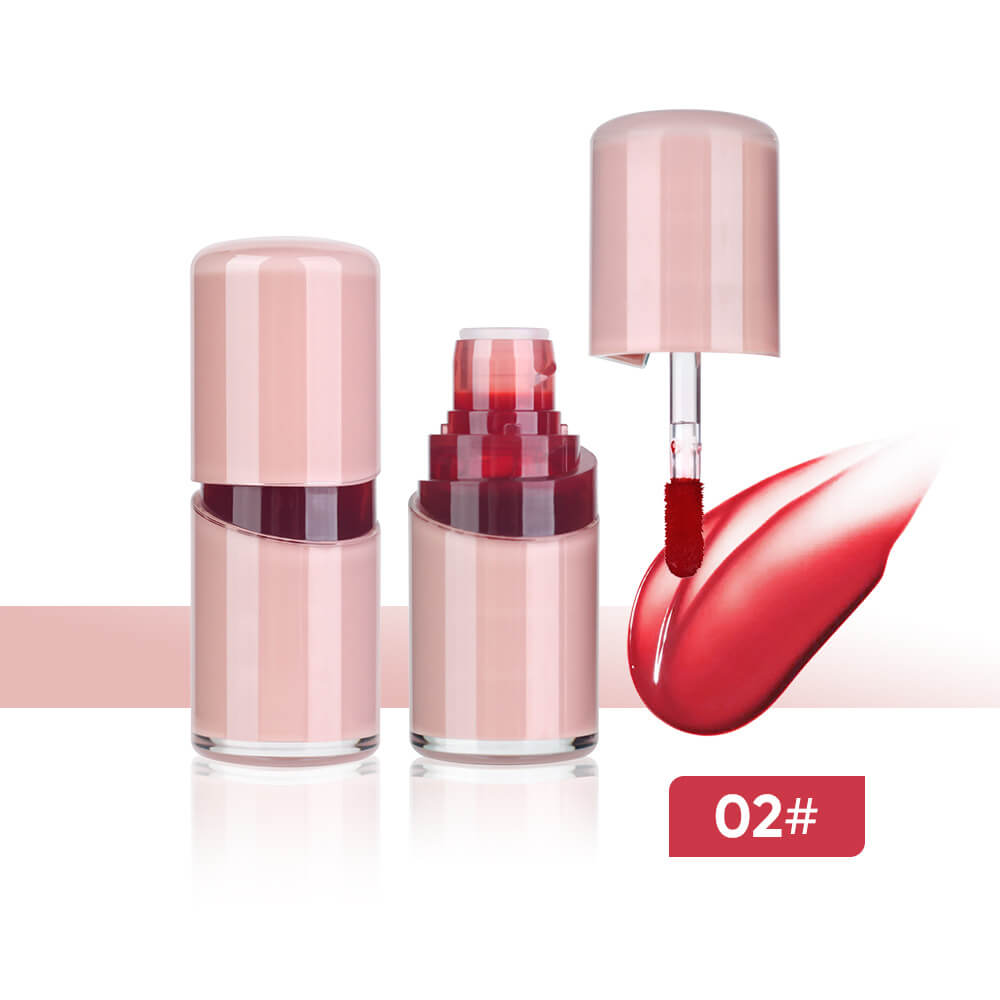 4-Color Peel-Off Lip Tint Matte Non-drying Lip Gloss with Lasting Stain