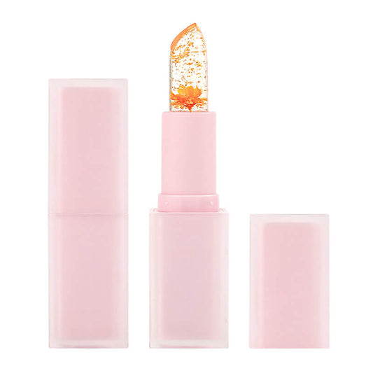 5 color lip balm flower lipstick color change hydrate long lasting