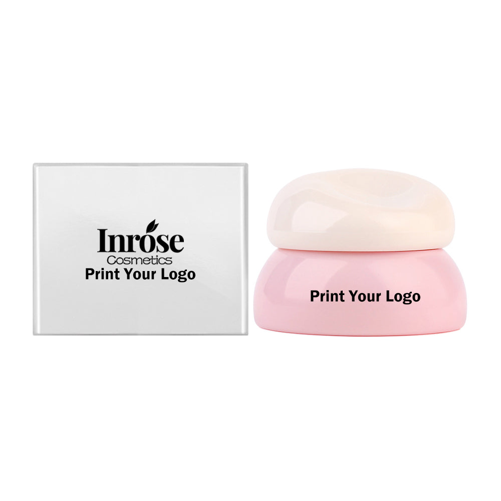 4-Color Lip Mask Jam Lip Balm Moisturizing Tinted Lip Gloss Gel with Lip Brush