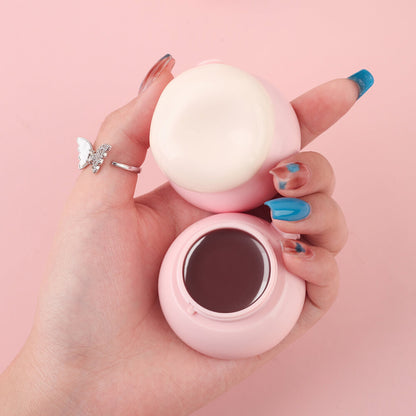 4-Color Lip Mask Jam Lip Balm Moisturizing Tinted Lip Gloss Gel with Lip Brush