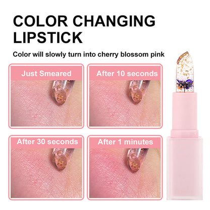 5 color lip balm flower lipstick color change hydrate long lasting