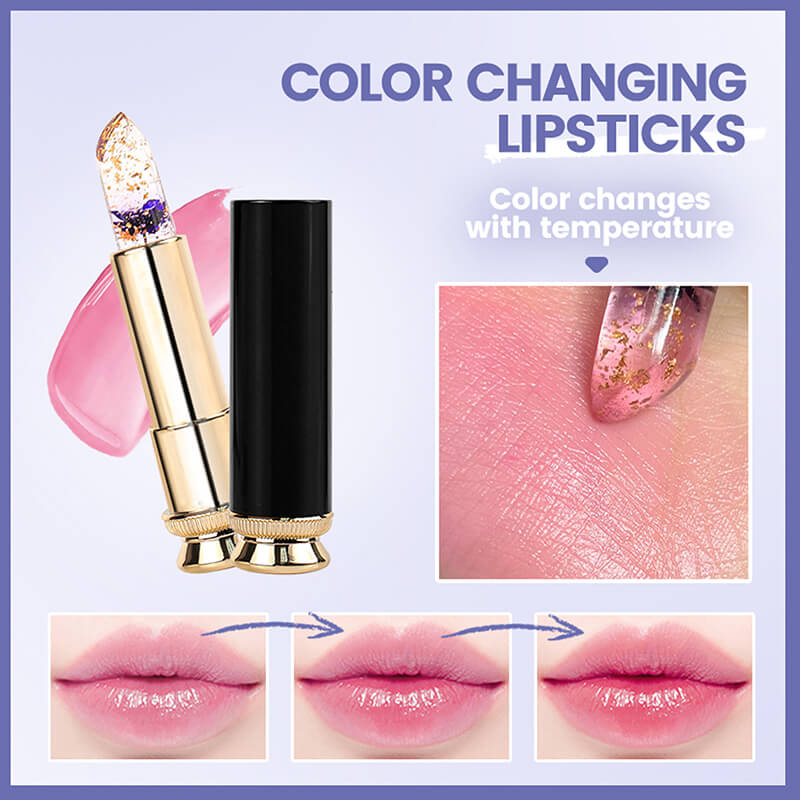 5 color jelly lipstick lip balm color changing moisturizing long lasting