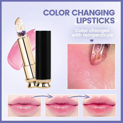 5 color jelly lipstick lip balm color changing moisturizing long lasting
