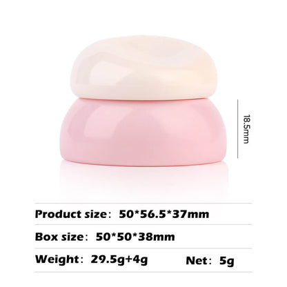 4-Color Lip Mask Jam Lip Balm Moisturizing Tinted Lip Gloss Gel with Lip Brush