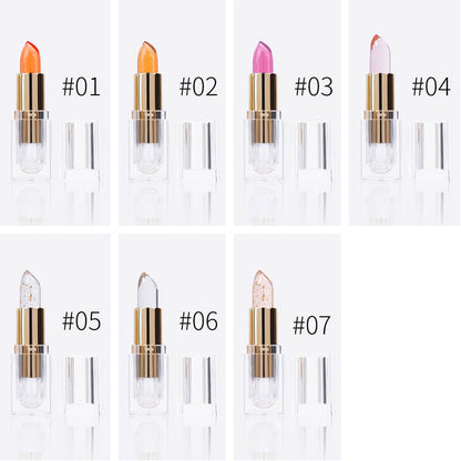 7 color lip balm jelly lipstick color change moisturize long lasting