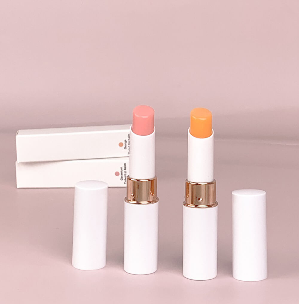 3 Flavors Moisturizing Lip Balm Plant Essence Tinted Change Color Smooth Fine Lines