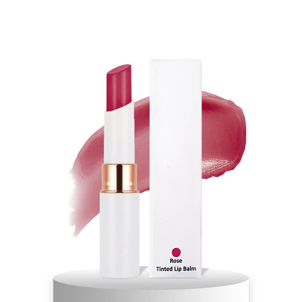 3 Flavors Moisturizing Lip Balm Plant Essence Tinted Change Color Smooth Fine Lines
