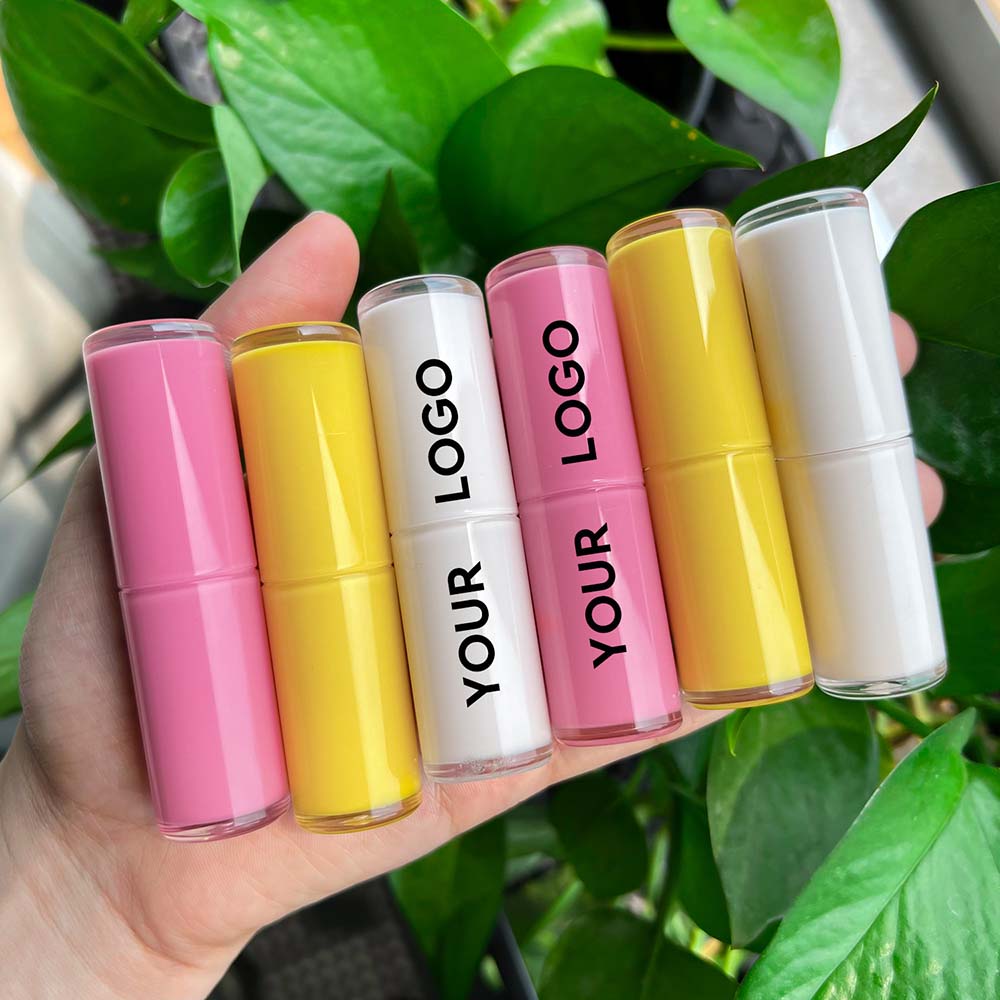 3-flavor Fruity Vanilla Lip Balm Moisturizing Hydrating Wholesale Private Label