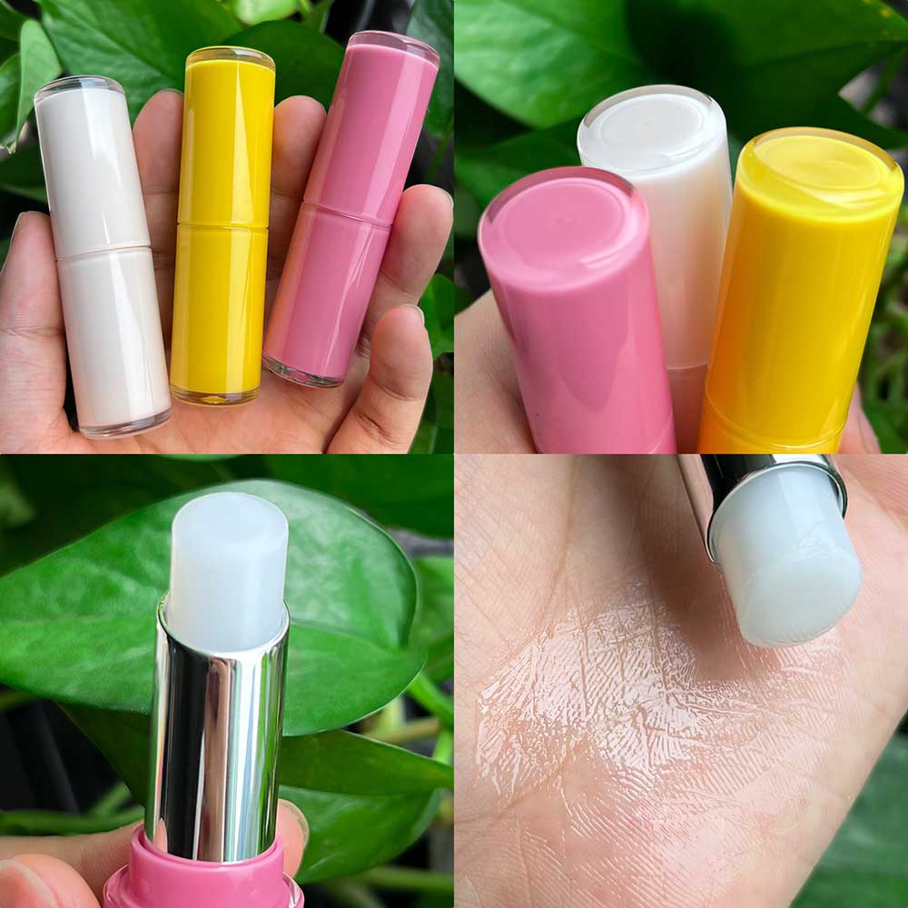 3-flavor Fruity Vanilla Lip Balm Moisturizing Hydrating Wholesale Private Label