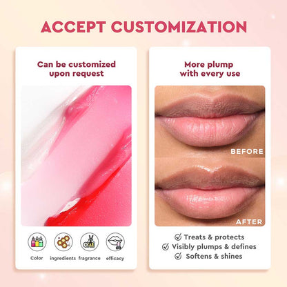 3-flavor Fruity Vanilla Lip Balm Moisturizing Hydrating Wholesale Private Label