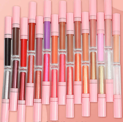 49 color lip gloss high pigmented nude shimmer pink tube (color 31-49)