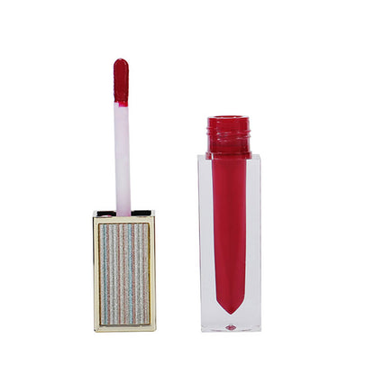 [50 pieces lip gloss & your logo & free shipping] nude high pigment lipgloss