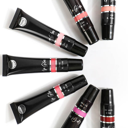 24 color lip gloss lip glaze long lasting high pigmented squeeze tube 15ml