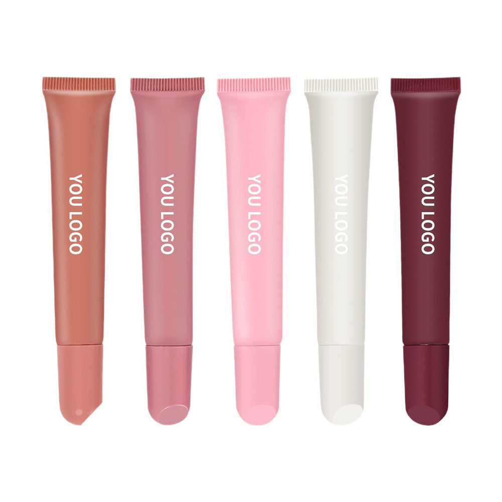 5 color polypeptide lip gloss moisturizing nourishing squeeze lip oil vegan