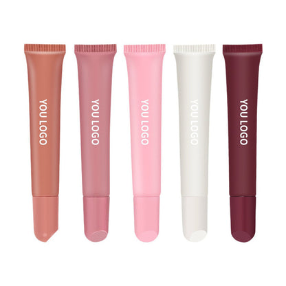 5 color polypeptide lip gloss moisturizing nourishing squeeze lip oil vegan