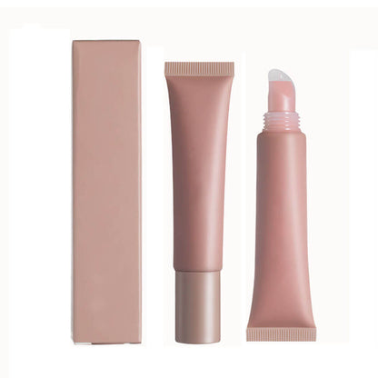 10 color lip gloss shiny lip oil moisturing durable lip care squeeze tube
