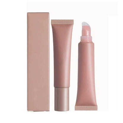 10 color lip gloss shiny lip oil moisturing durable lip care squeeze tube