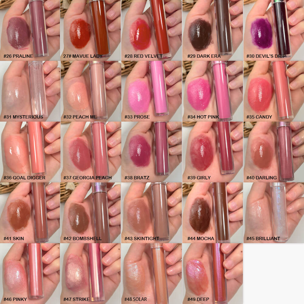 Brillo de labios 52 Color Mirror Nude Shimmer