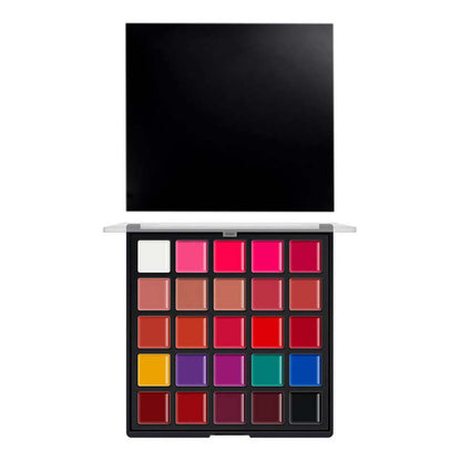 25 color lip gloss palette matte moisturizing long lasting vegan