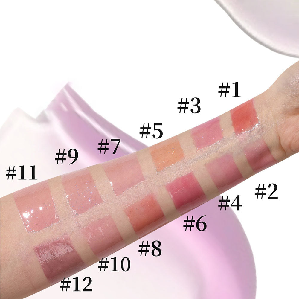 12 Magic Lip Oil Color-Changing Plumping Moisturizing Lip Gloss 12 Constellation Pendant