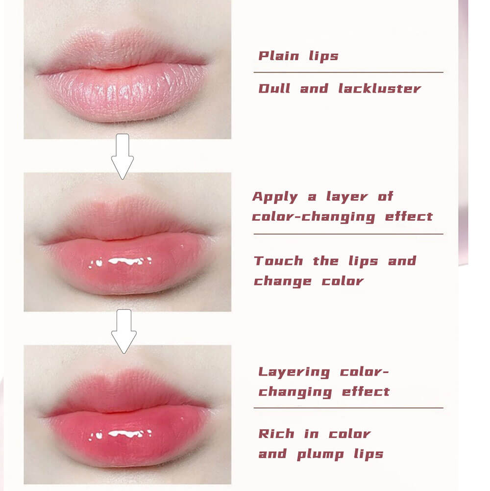 12 Magic Lip Oil Color-Changing Plumping Moisturizing Lip Gloss 12 Constellation Pendant