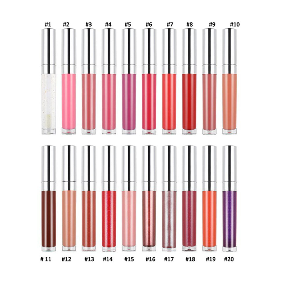 4-Piece Lip Gloss Set Nude High-Shine Moisturizing High Quality Vegan